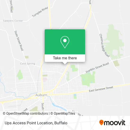 Ups Access Point Location map