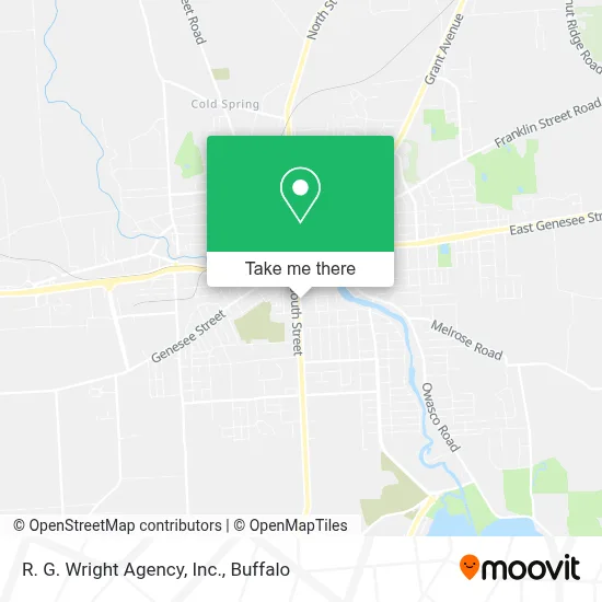R. G. Wright Agency, Inc. map