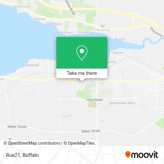 Rue21 map