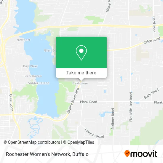 Rochester Women's Network map