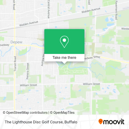 The Lighthouse Disc Golf Course map