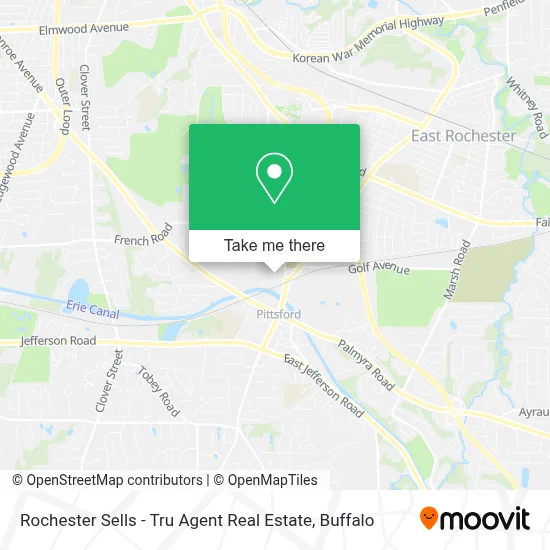 Rochester Sells - Tru Agent Real Estate map
