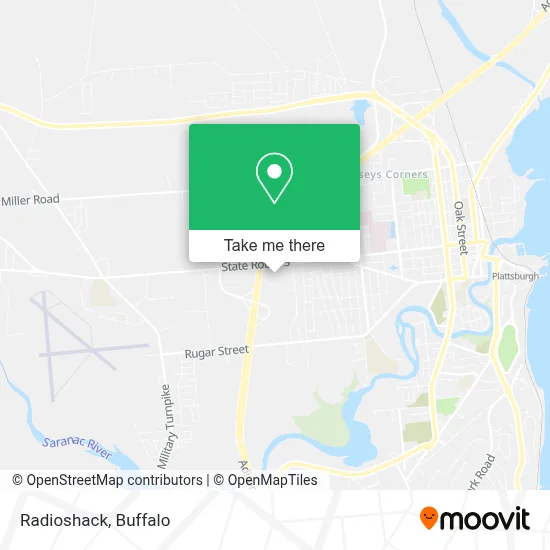 Radioshack map