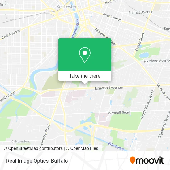 Real Image Optics map