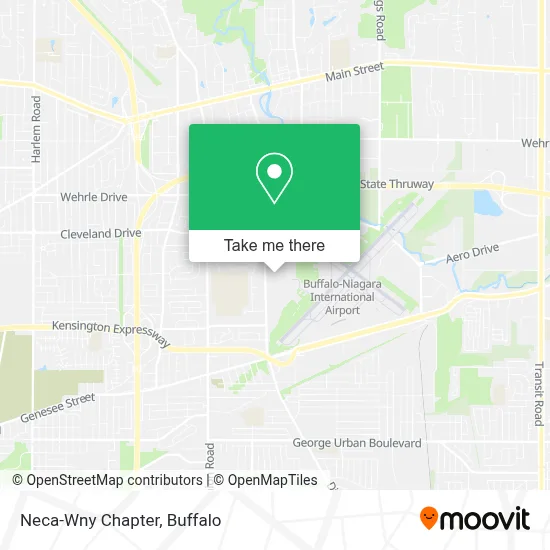 Neca-Wny Chapter map