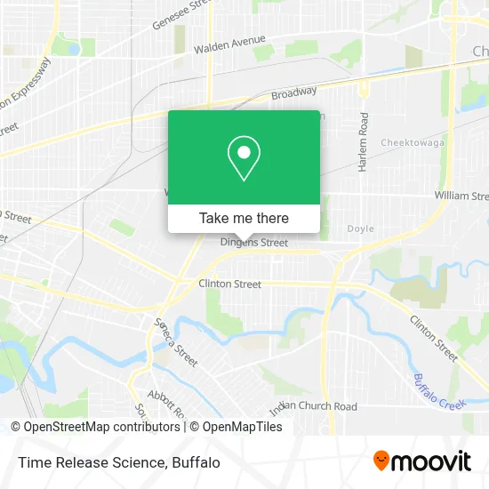 Time Release Science map