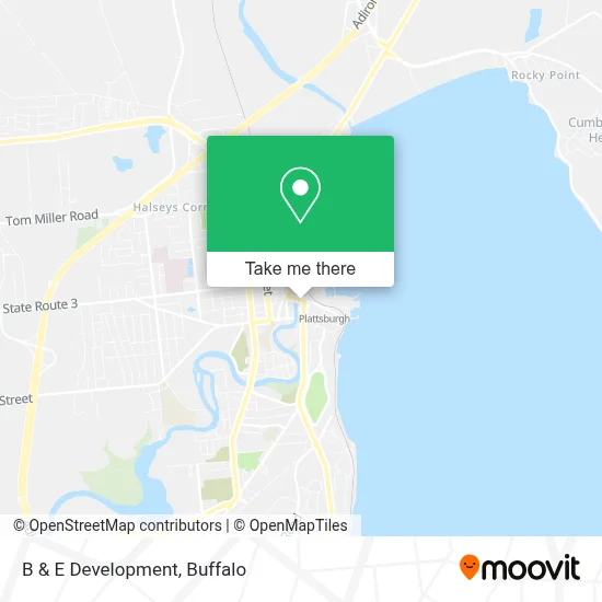 B & E Development map