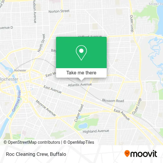 Roc Cleaning Crew map