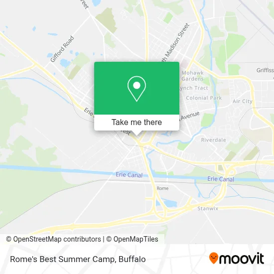 Rome's Best Summer Camp map