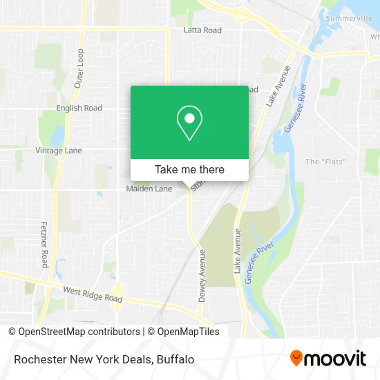 Rochester New York Deals map