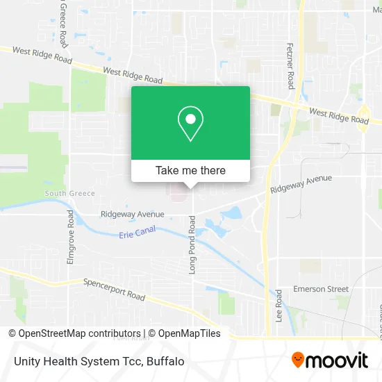Unity Health System Tcc map