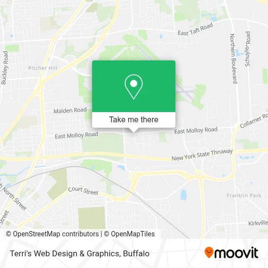 Terri's Web Design & Graphics map