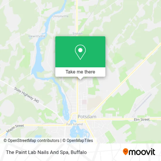 The Paint Lab Nails And Spa map