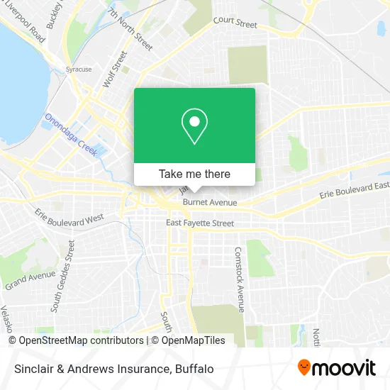 Sinclair & Andrews Insurance map