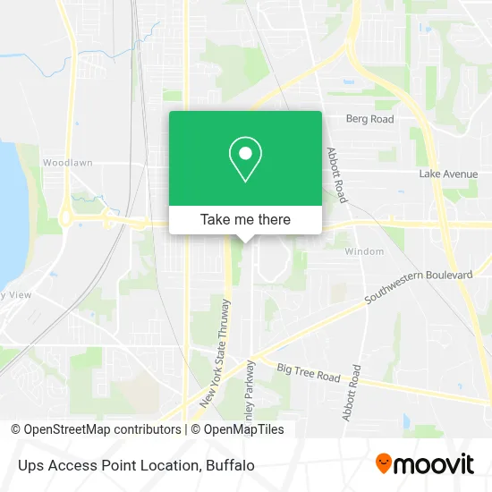 Ups Access Point Location map