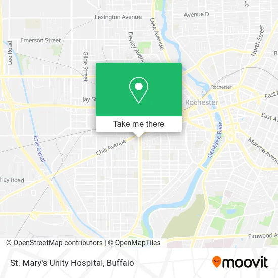 St. Mary's Unity Hospital map