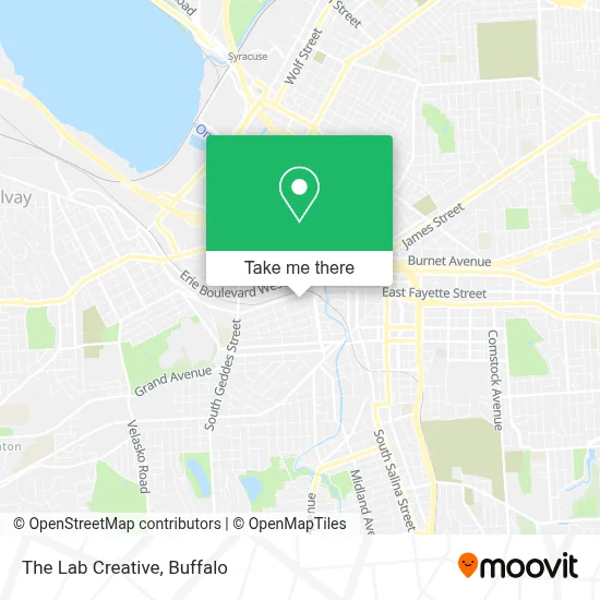 The Lab Creative map