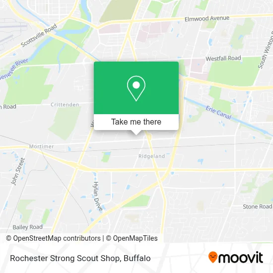 Rochester Strong Scout Shop map