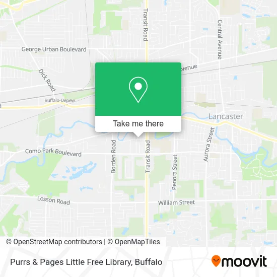 Purrs & Pages Little Free Library map