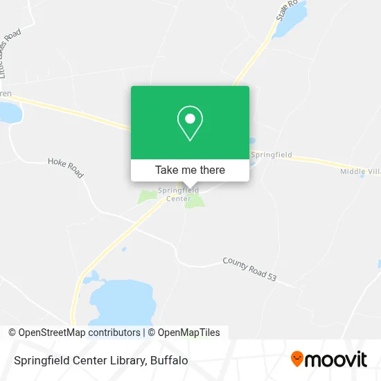 Springfield Center Library map