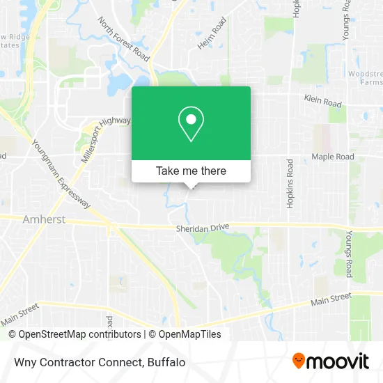Wny Contractor Connect map