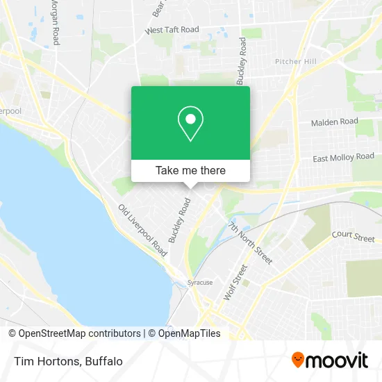 Tim Hortons map