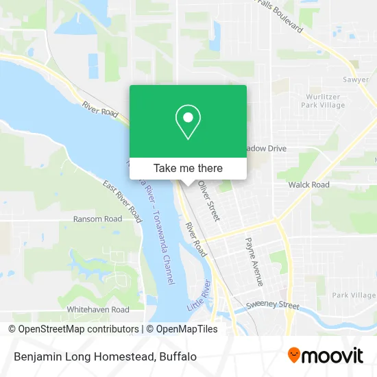 Benjamin Long Homestead map