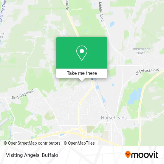 Visiting Angels map