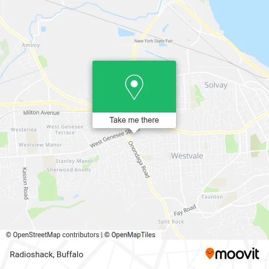 Radioshack map