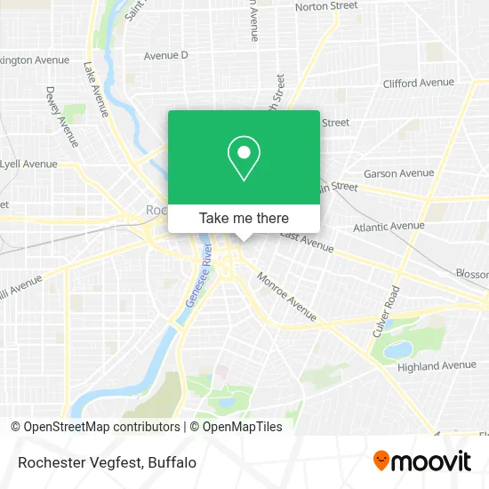 Rochester Vegfest map