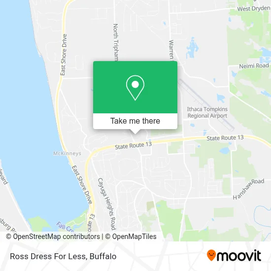 Ross Dress For Less map