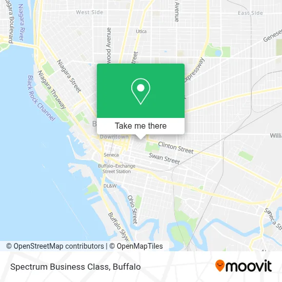 Spectrum Business Class map