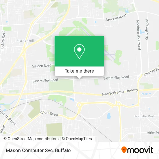 Mason Computer Svc map