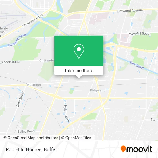 Roc Elite Homes map