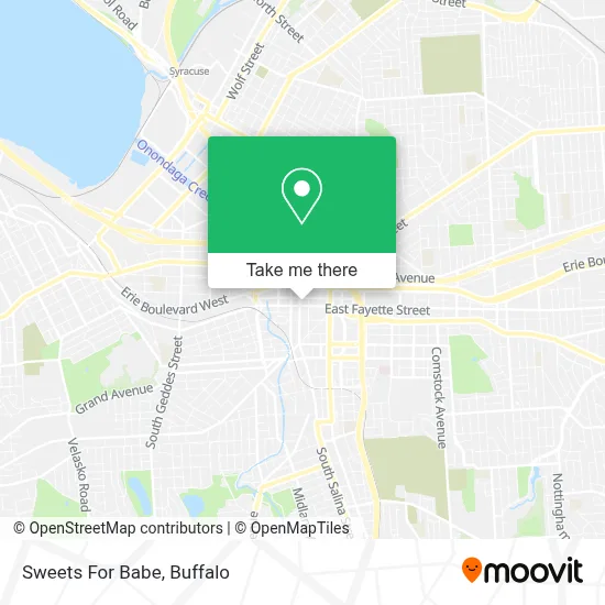 Sweets For Babe map