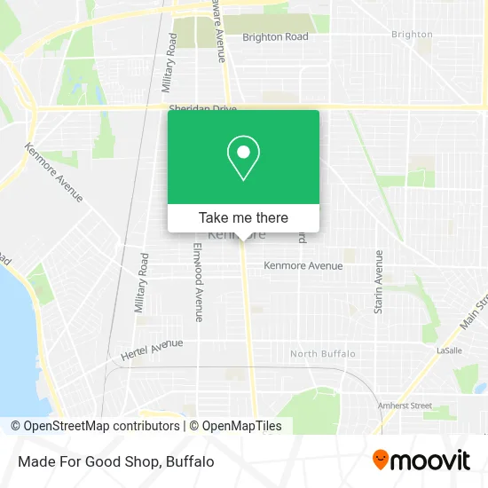 Made For Good Shop map