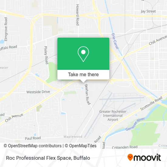 Roc Professional Flex Space map