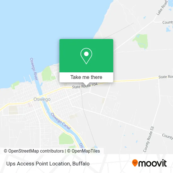 Ups Access Point Location map
