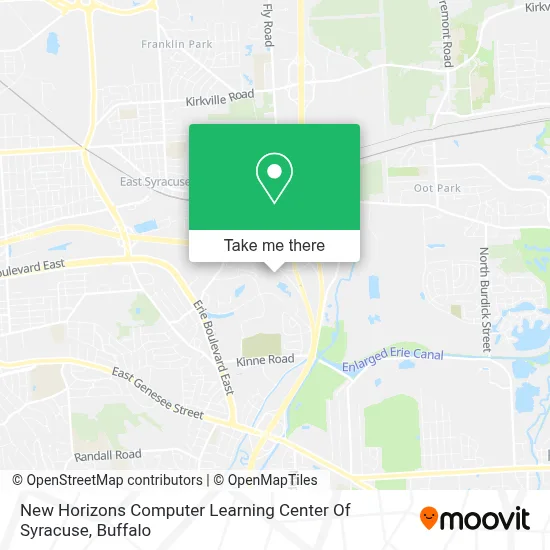 New Horizons Computer Learning Center Of Syracuse map