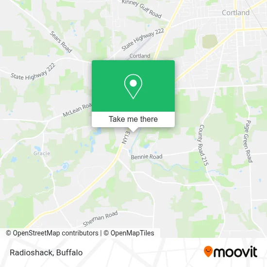 Radioshack map