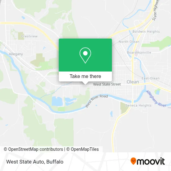 West State Auto map
