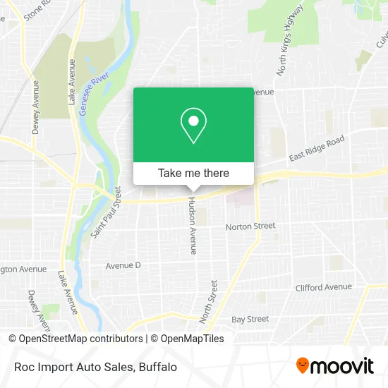 Roc Import Auto Sales map