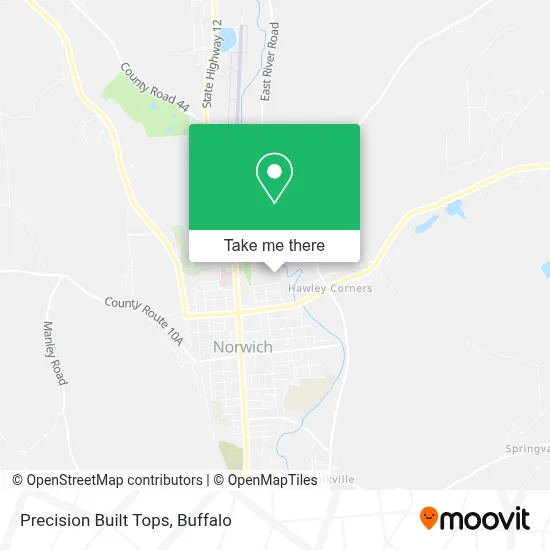 Precision Built Tops map