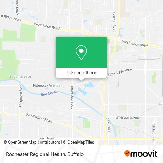 Rochester Regional Health map