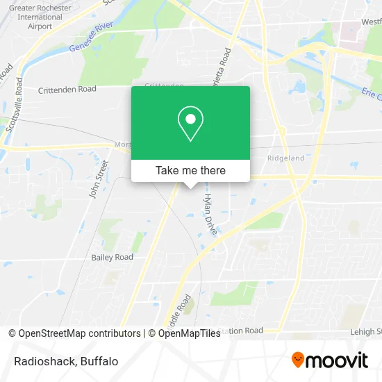 Radioshack map