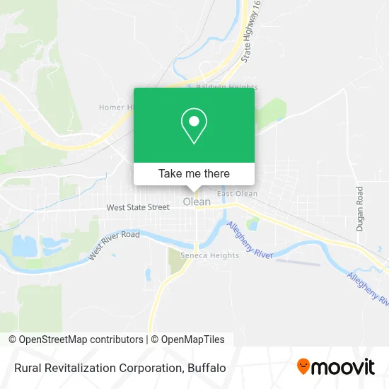 Rural Revitalization Corporation map