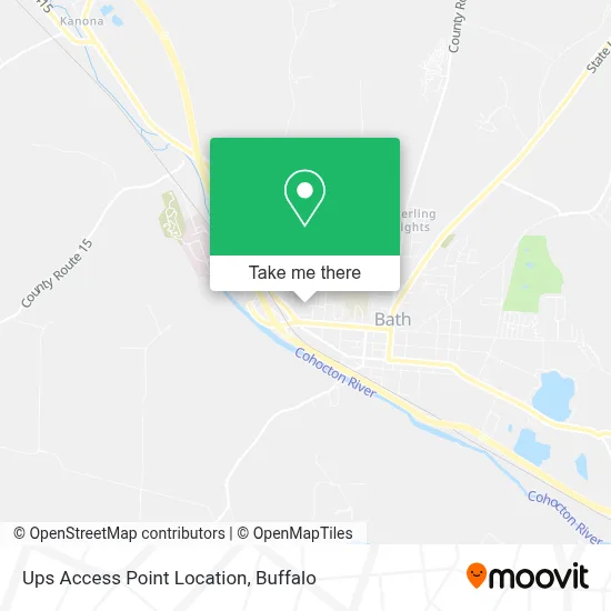 Ups Access Point Location map