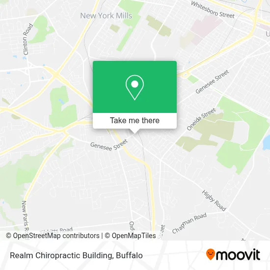 Realm Chiropractic Building map