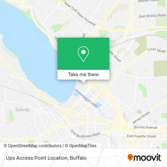 Ups Access Point Location map