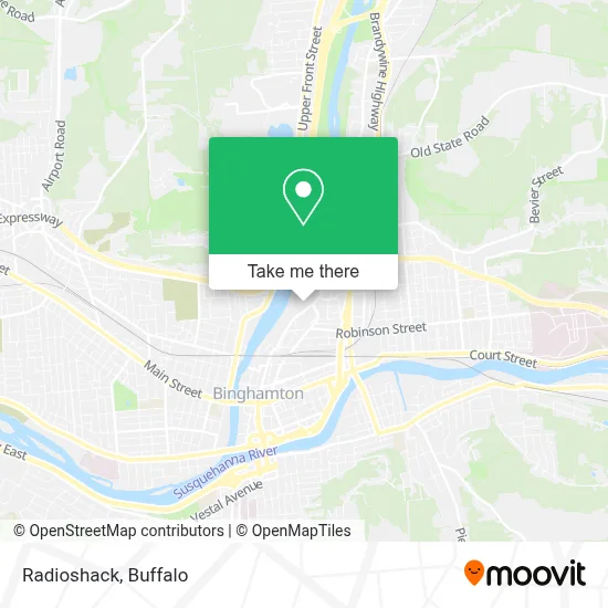 Radioshack map